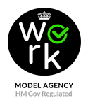 Work - HM Government regulated model agency logo