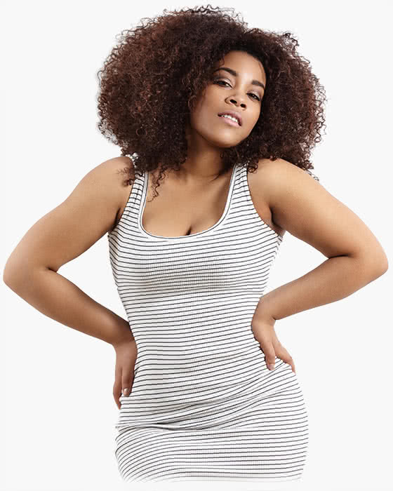 Plus size female model