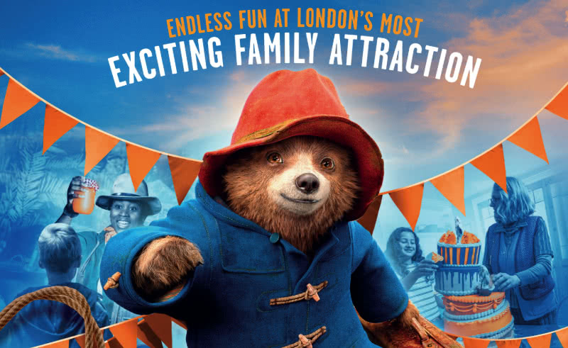 Models at The Paddington Bear Experience in London