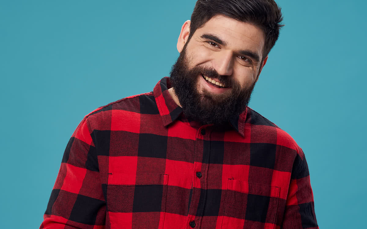 Plus size male model